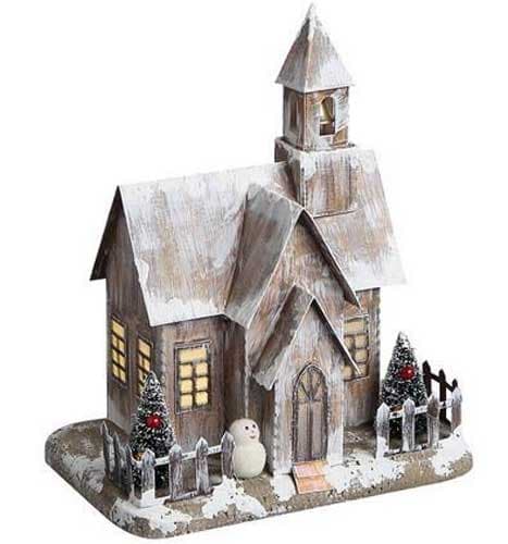 Novogodišnja svetleća dekoracija Kućica 658736