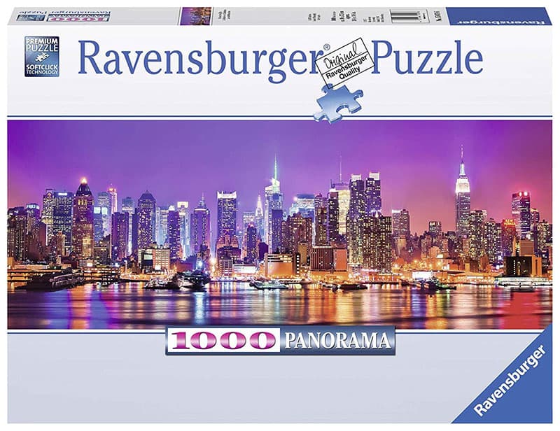 Ravensburger Puzzle 1000 delova - Panorama - Svetla Menhetna 15078