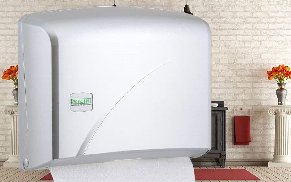 Mini Držač papirnih ubrusa u listićima Vialli Z Metalik K1M-200 listova