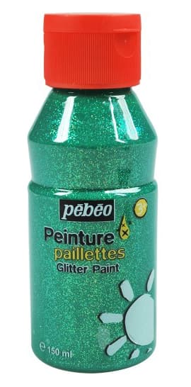 PEBEO Glitter Paint - Svetlucavi gel za decu ZELENA 150ml 668183