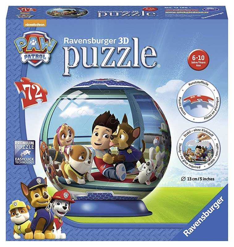 Ravensburger 3D Puzle - Lopta Patrolne šape 12186