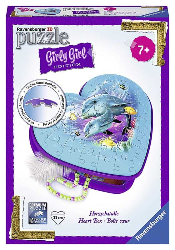 Kutija - srce od puzli Delfin - Ravensburger 12118