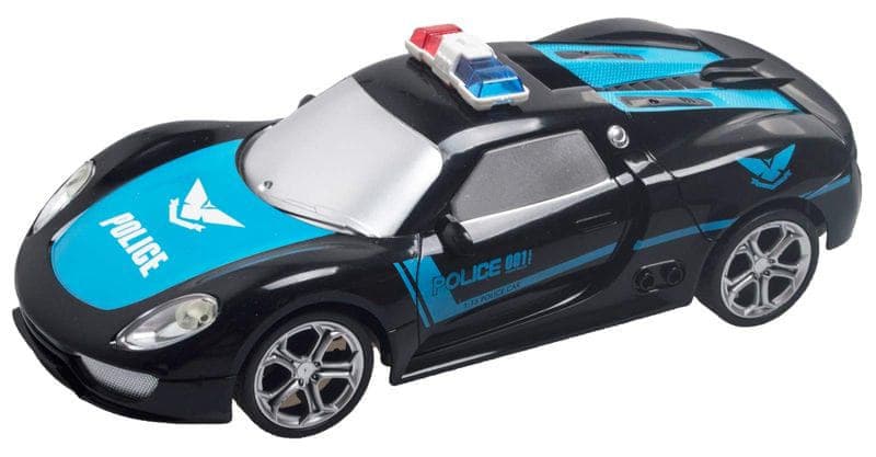 Policijski auto veliki sa daljinskim upravljanjem - crni 50189