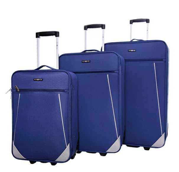 Enova Putni koferi - komplet - 53/63/73cm - Malaga Blue 519140