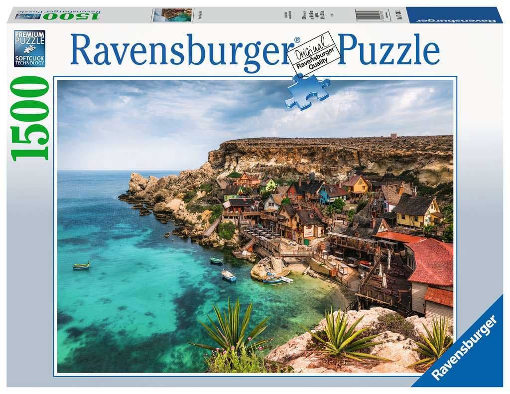 Puzzle 1500 delova Malta Popajevo selo Ravensburger