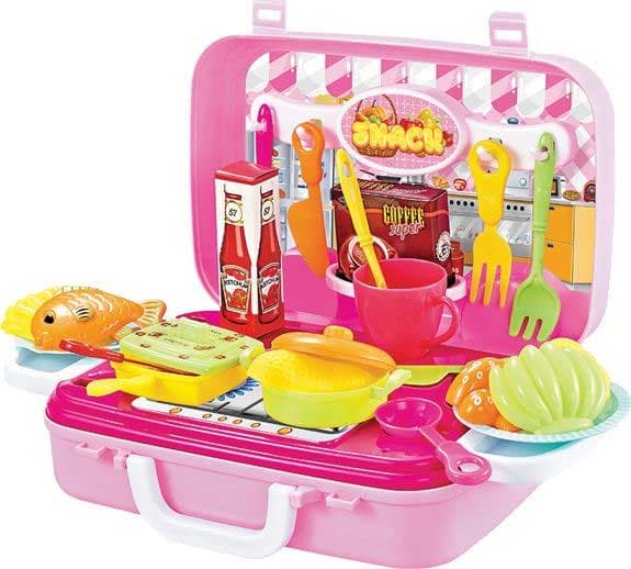 Dečiji Kuhinjski set u koferu Luna Toys 621079