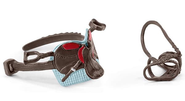 Schleich Figure Konji - Oprema - Sedlo i uzde Hannah And Cayenne 42489