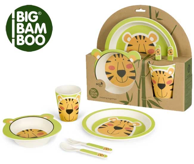 BigBamBoo Dečiji set za jelo Tigar