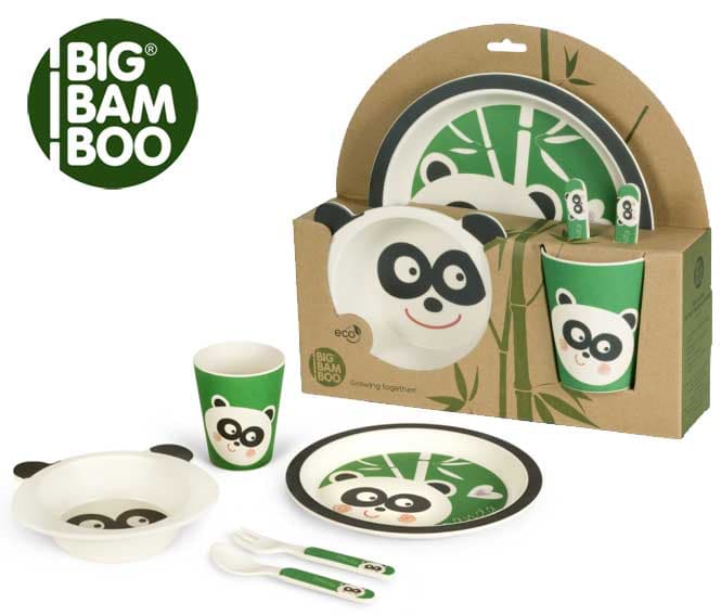 BigBamBoo Dečiji set za jelo Panda 5 delova