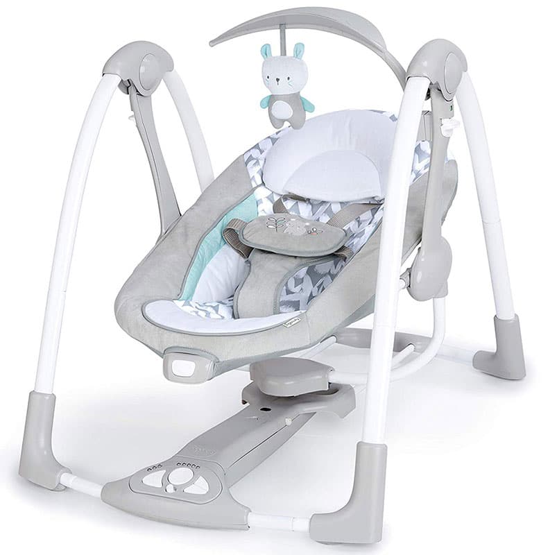 Ingenuity Pametna Bebi ljuljaška i baunser sa melodijama Raylan 12189