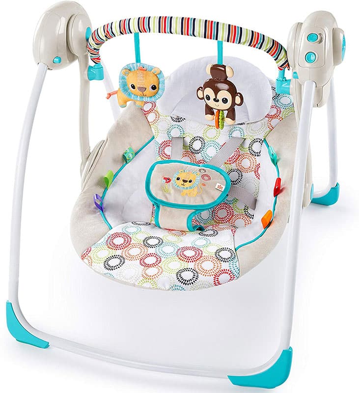 Bright Starts Ljuljaška za bebe Petite Jungle 11134