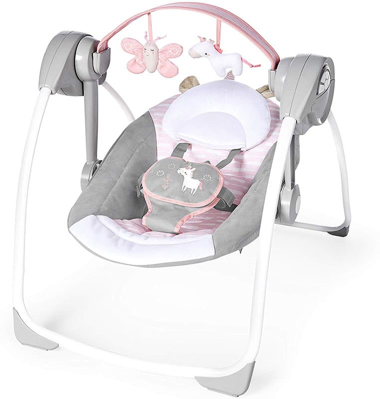 Ingenuity Ljuljaška za bebe Flora The Unicorn 12202