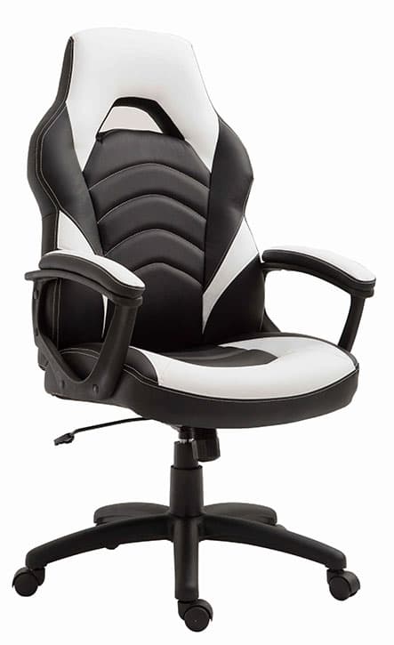 Gejmerska - Kancelarijska Fotelja Simone White - Black 2326