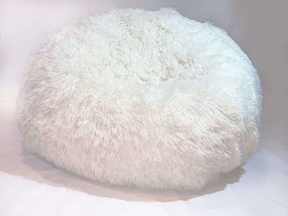 Lazy bag fotelja Beli Čupavac