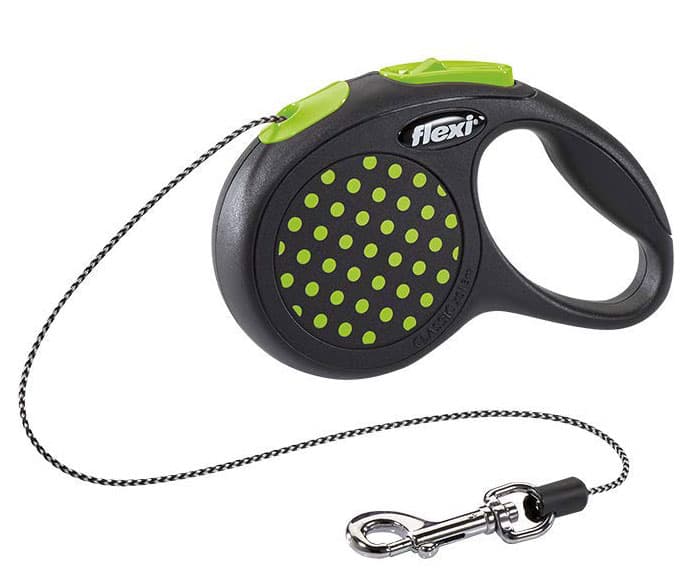 Povodac za psa ili mačku Flexi Design XS Cord 3m Green