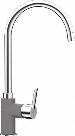 Slavina za lavabo ili sudoperu Schock Simi siva