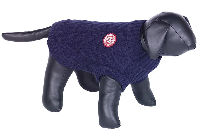 Nobby Džemper za psa Rick Blue leđa 32cm 65384