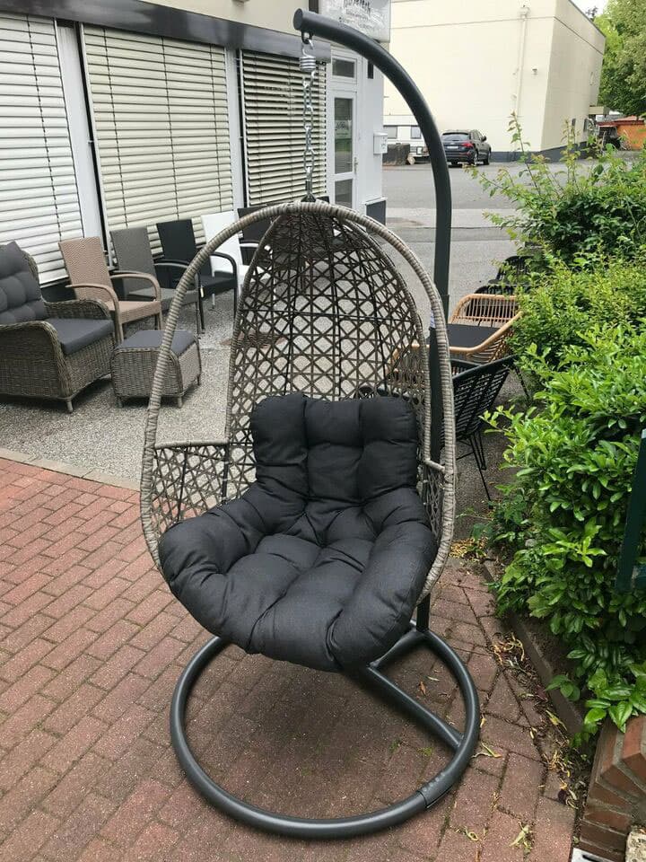 Jaje - Viseća Ljuljaška - Čelik Wicker Ratan