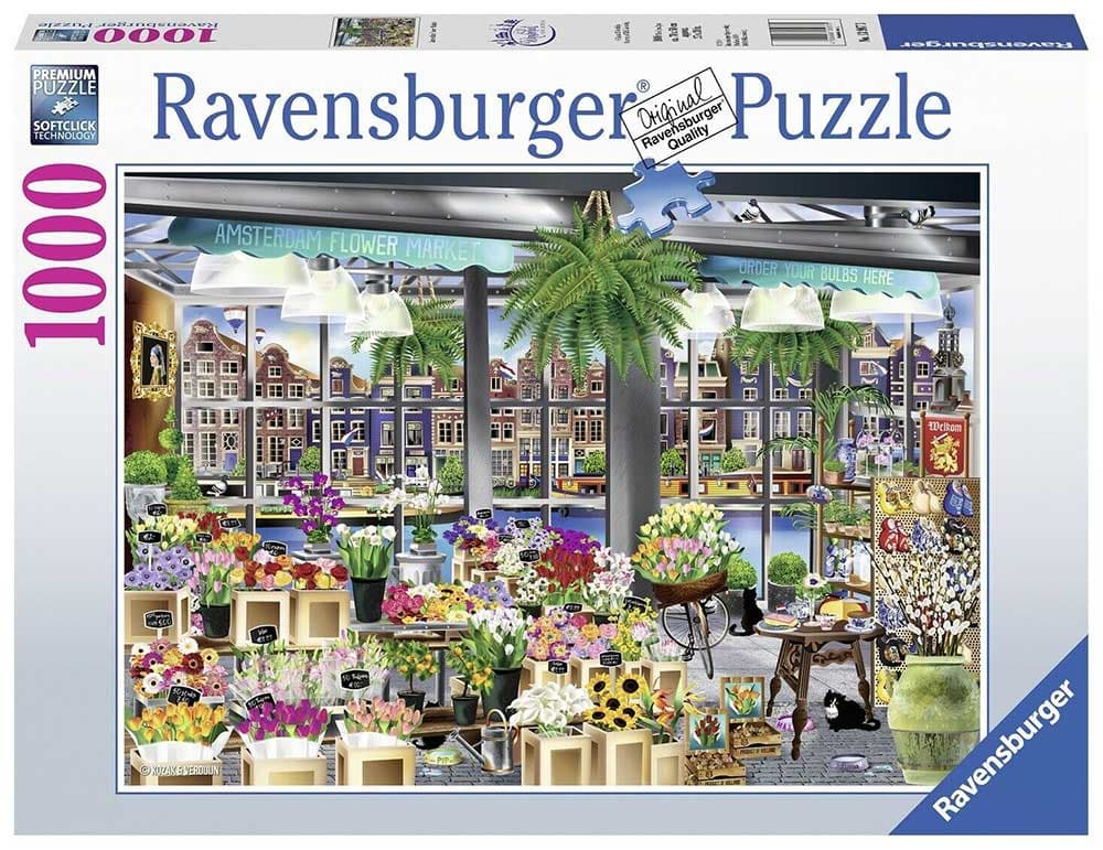 Ravensburger Puzzle 1000 delova - Cvetna pijaca u Amsterdamu 13987