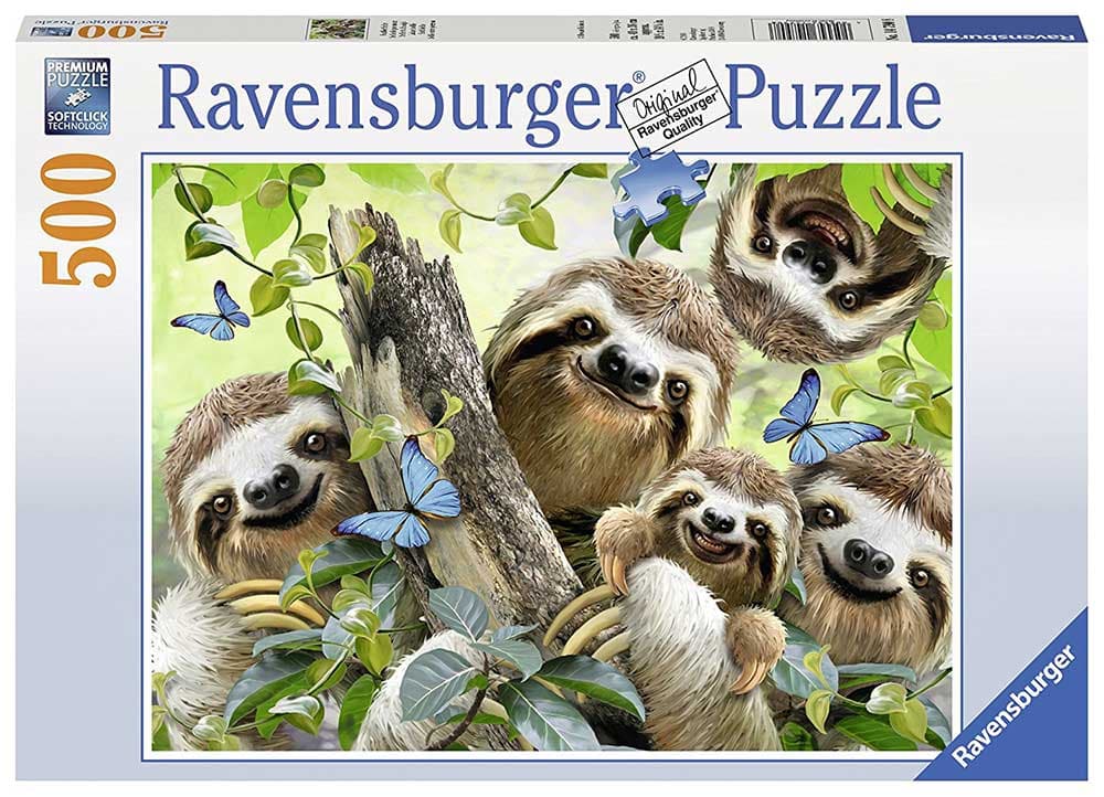 Ravensburger Puzzle 500 delova - Lenjivci prave selfi 14790