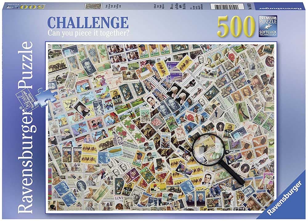 Ravensburger Puzzle 500 delova -  Izazov Poštanske markice 14805