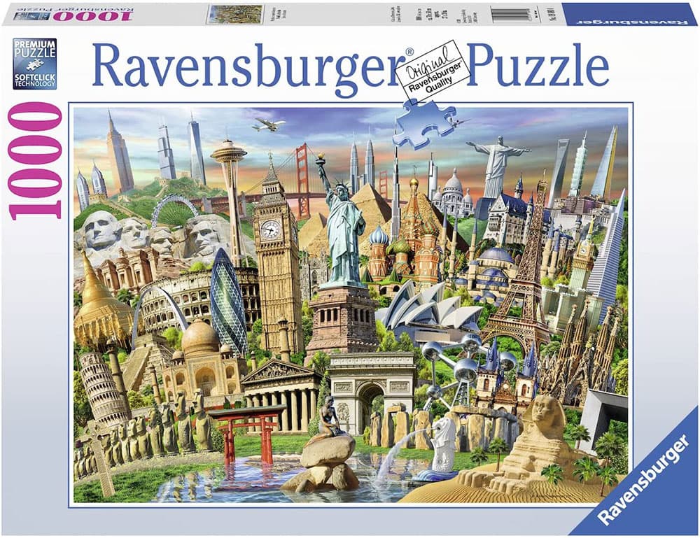 Puzzle Slagalica 1000 delova Svetske znamenitosti Ravensburger 19890
