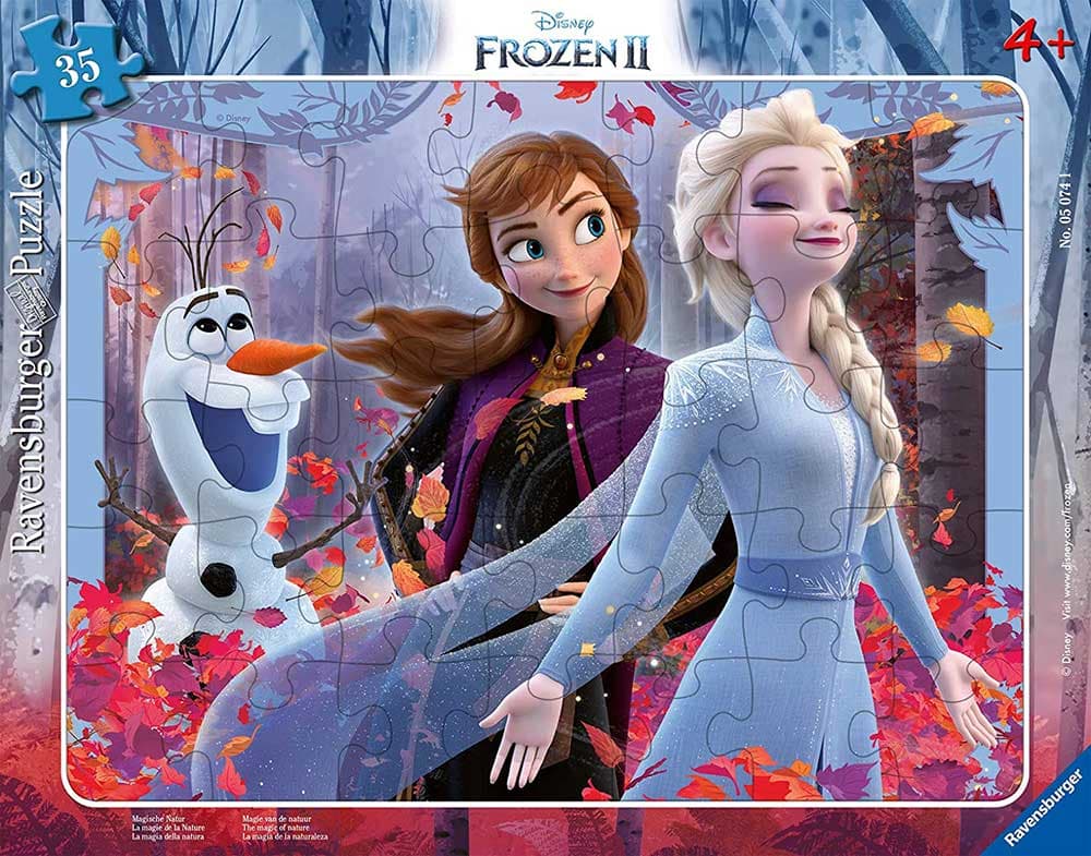 Puzzle slagalica 35 delova Disney Frozen II - Čarobna priroda Ravensburger 05074