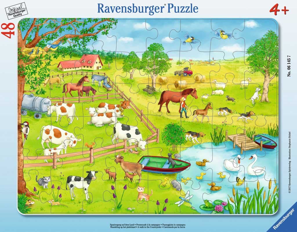 Puzzle slagalica 48 delova Šetnja seoskom stazom Ravensburger 06145
