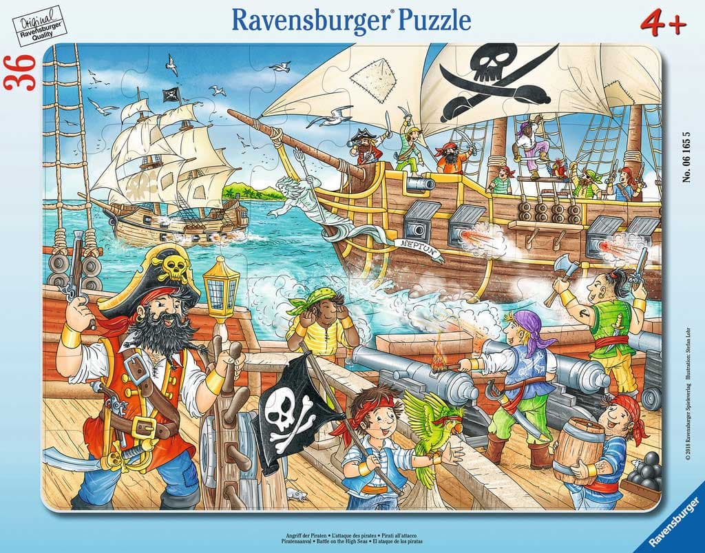 Puzzle slagalica 36 delova Gusari napadaju! Ravensburger 06165