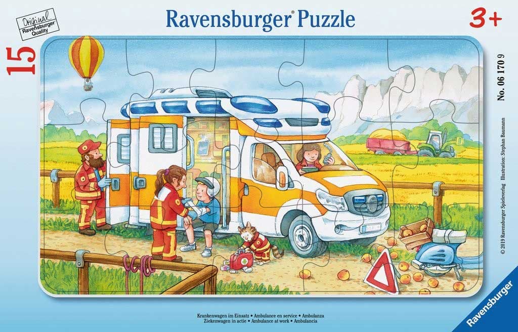Puzzle slagalica 15 delova Hitna pomoć na delu Ravensburger 06170