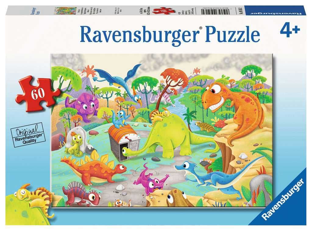 Puzzle 60 delova Dinosaurusi putuju kroz vreme Ravensburger 09516