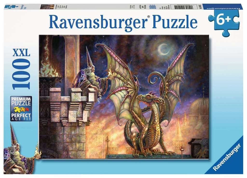 Puzzle 100 delova Zmaj i dar vatre Ravensburger 10405