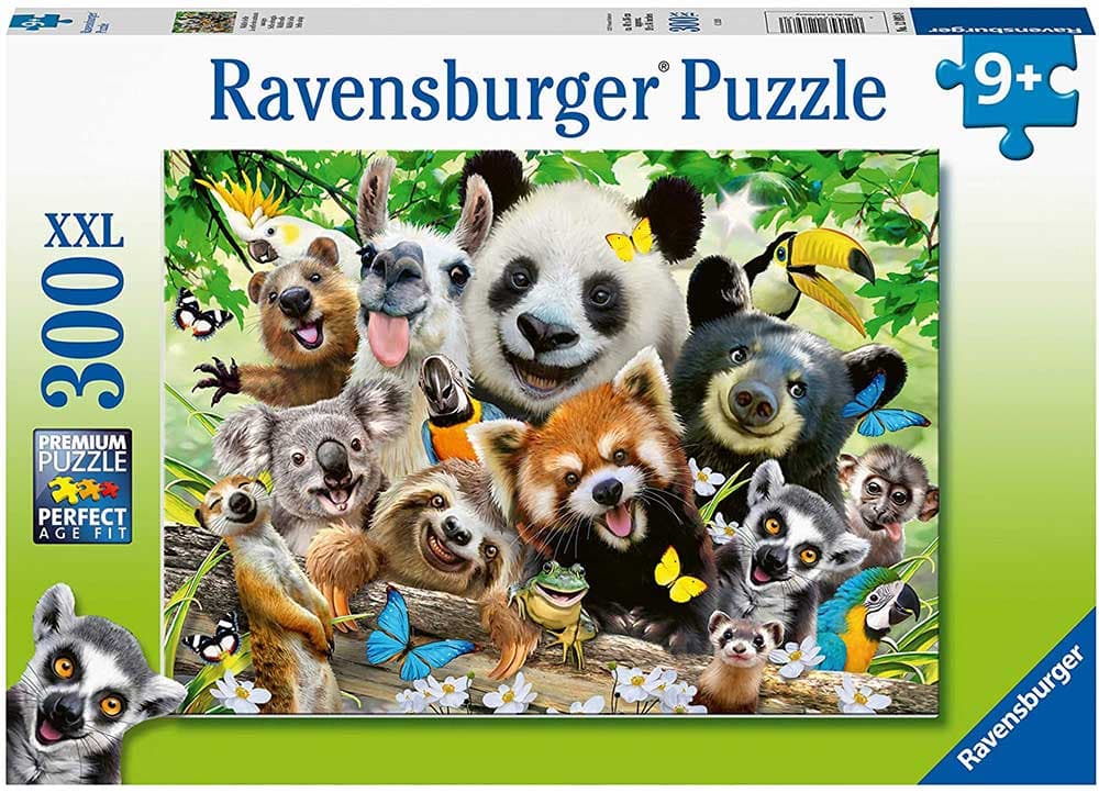 Puzzle 300 XXL delova Smešni selfi životinja Ravensburger 12893