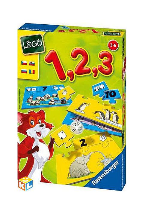 RAVENSBURGER Društvena igra 1, 2, 3 RA24371