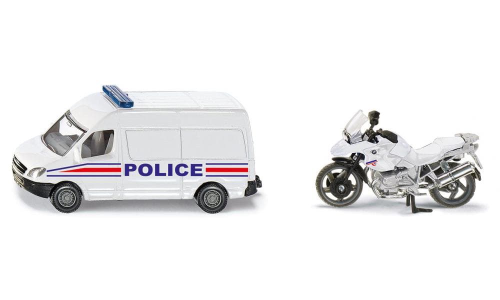 SIKU Set POLICIJA Motor i kombi vozilo 1655