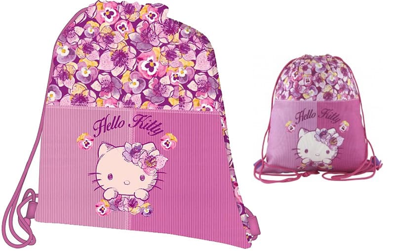 TARGET Vrećica za sportsku opremu Torba za fizičko Gym Bag HELLO KITTY MY VIOLET 17445