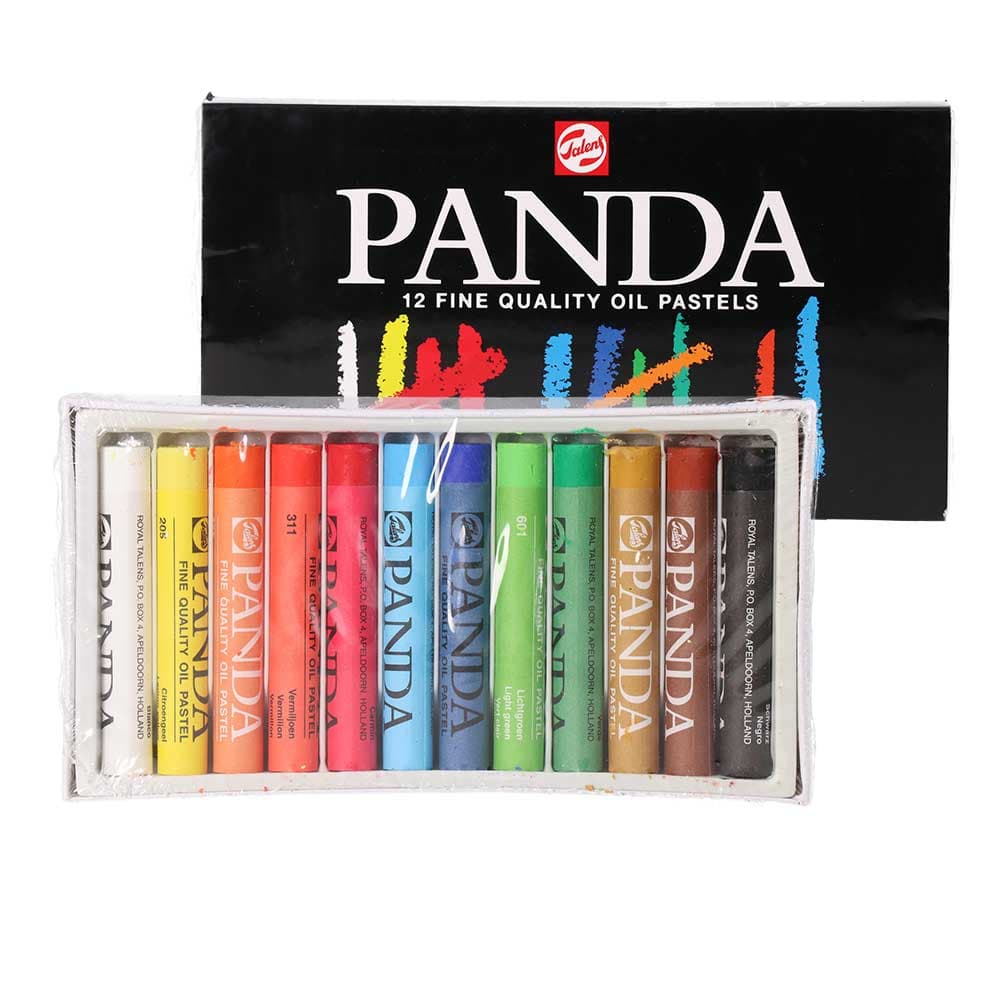 Pastel boje za decu Komplet 12 komada Panda Royal Talens 689201