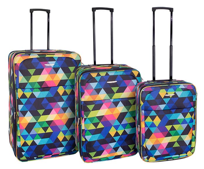 Komplet kofera 55/66/76cm  Enova Marbella Caleidoscop 510140