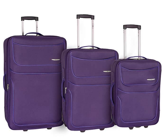Enova Proširivi Koferi 75/65/55cm Barcelona Purple 512140