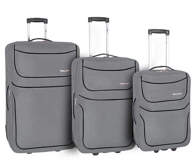 Enova Proširivi Koferi 75/65/55cm Barcelona Grey 512140