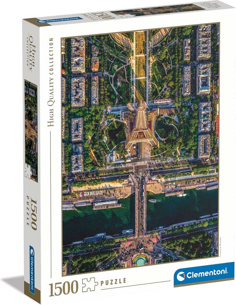 Puzzle slagalica 1500 delova Let nad Parizom Clementoni HQC 31708