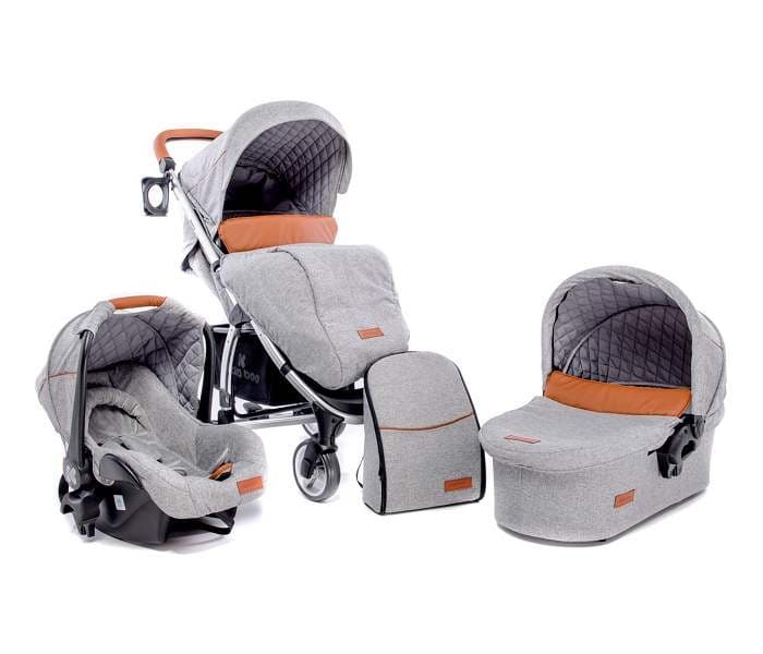KIKKA BOO Kolica za bebe MADRID 3 u 1 Grey 31001010005