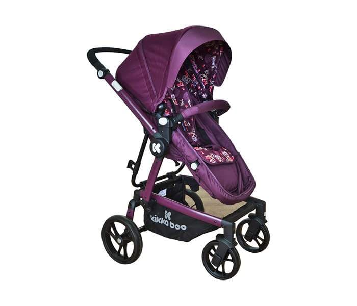 KIKKA BOO Kolica za bebe JASPER 2 u 1 sa reverzibilnim sedištem Purple 31001020026