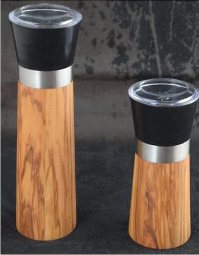 Mlin za biber i krupnu morsku so od drveta bukve 6 x 14 cm