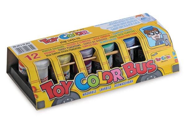 Toy color tempere autobus 1/12 25ml
