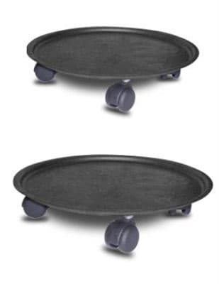 Podmetač za cveće na točkovima Ø300mm 2410