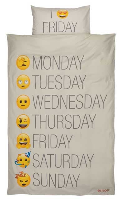 Dečija posteljina Set Emoji