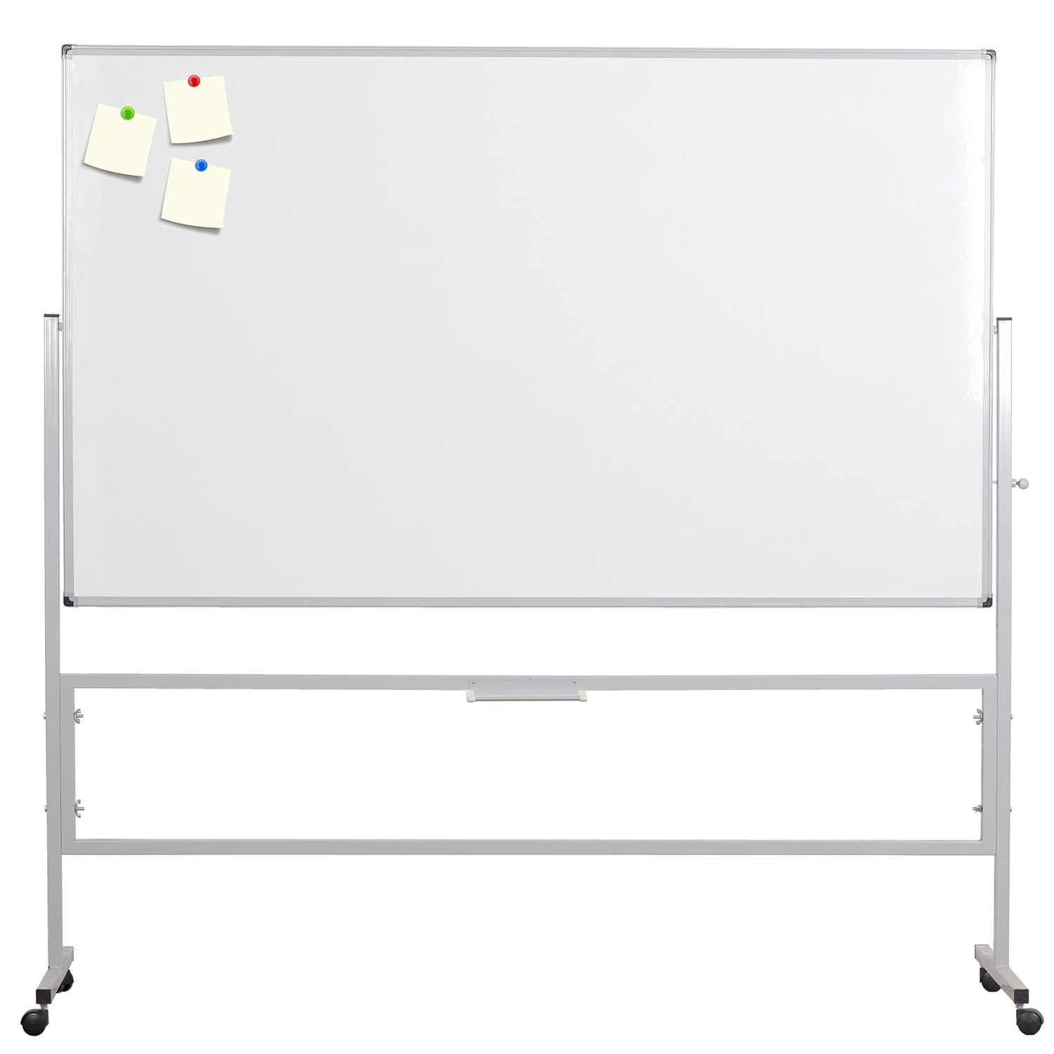 Bela tabla dvostrana 100 x 140 na stalku sa točkićima