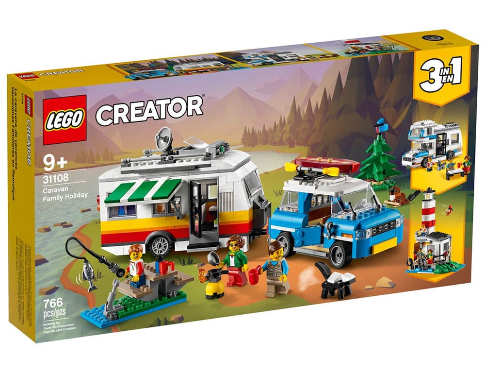 LEGO® Creator Kocke 3u1 Porodični odmor u kamp prikolici 31108