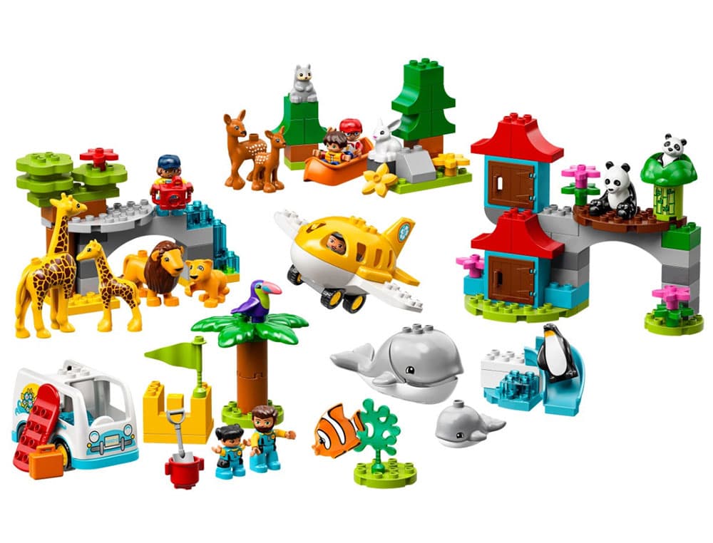 LEGO® DUPLO® Kocke - Životinje sveta 10907